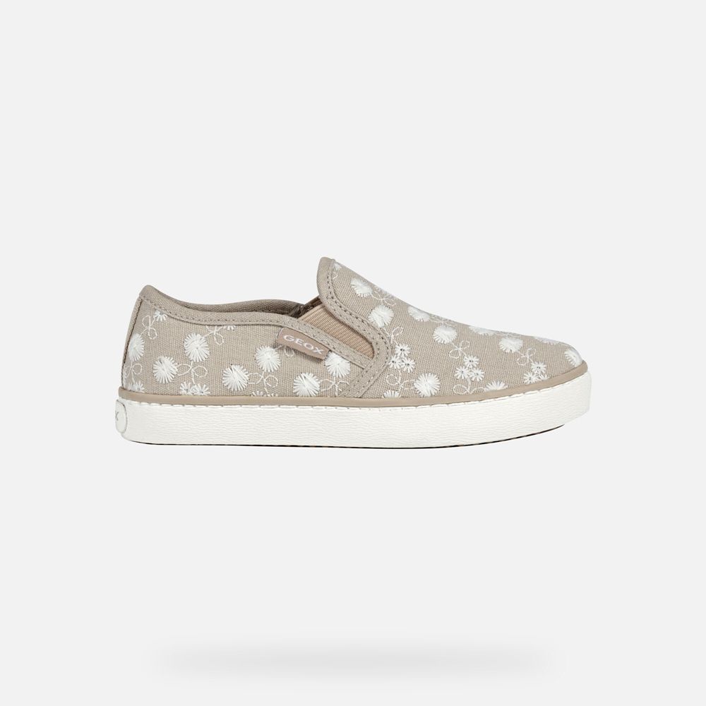 Geox Sneakers Beige Kilwi - Geox Girls Shoes - MHTYRA523